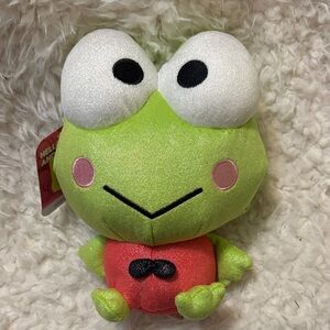 Hello Kitty Keroppi Sparkly Plush NWT